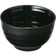 メラミンウェア 黒 飯器 小 M11-145 RMI7102
