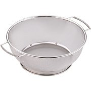 18-8ミネックスざる B型 (バネ取手付) 27cm AMN05027
