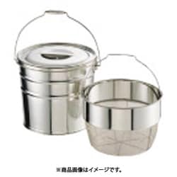 18-8バケット2洗いカゴタイプ 18L 中目 JBK02182