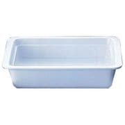 陶器製 角ガストロノームパン PB625-12 1/2 ホワイト NGS031