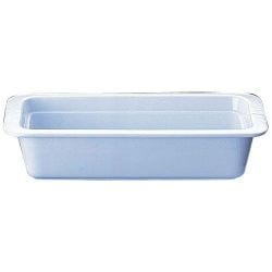 陶器製 角ガストロノームパン PB625-13 1/3 ホワイト NGS041