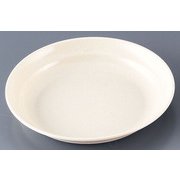 抗菌レジャー食器 丸皿 アイボリー(1P) GLZ1701