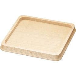 カスタートレー(ケヤキ材) NT-15 白木 W PKS25002