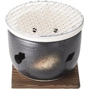 伊勢炭焼 水コンロ ミニ 黒 QMZ3103