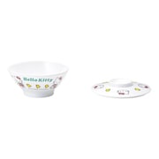 メラミンお子様食器「ニューキティ」 蓋付飯碗(ギンガム) RMSA4