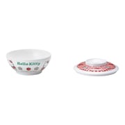 メラミンお子様食器「ニューキティ」 蓋付汁碗(ギンガム) RSL98