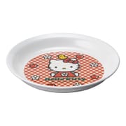 メラミンお子様食器「ニューキティ」 おやつ皿(ギンガム) ROY04