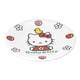 メラミンお子様食器「ニューキティ」 寿司皿(ギンガム) RSS73