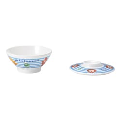 メラミンお子様食器「ダイナソワーズ」 飯碗(蓋付) RMSA5