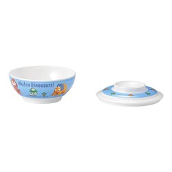 メラミンお子様食器「ダイナソワーズ」 汁碗(蓋付) RSL99