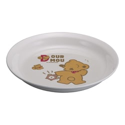 メラミンお子様食器「デュールムー」 おやつ皿 MC-34-DM ROY1201