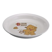 メラミンお子様食器「デュールムー」 おやつ皿 MC-34-DM ROY1201