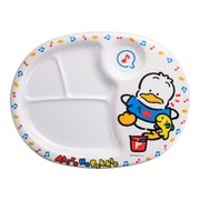 メラミンお子様ランチ皿 アヒルのペックル RLV27