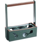 RFI1801 [木製ビール運び(3本入) グリーン 81291230]