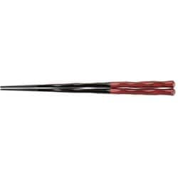 PBT六角一刀彫箸(10膳入)根来 22.5cm 90030743 RHSE401
