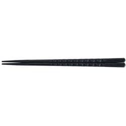 PBT亀甲箸 (10膳入)黒 22.5cm 90030610 RHSD501
