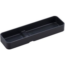 ABS製 段付カトラリーボックス 小 黒 60002500 PKT3201