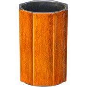RFKJ801 [八角木目箸立て 栃天黒(ABS) 45001040]