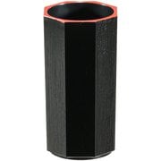 RFKJ601 [八角木目箸立て (小) 黒天朱(ABS) 65050050]