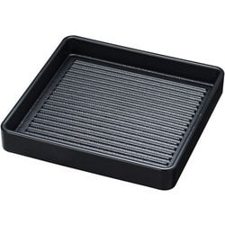 ABS製 正角肉皿 黒(塗無) 20cm 54250070 RNK8702