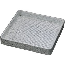 ABS製 正角肉皿 銀たたき 20cm 54250210 RNK8802