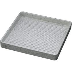 ABS製 正角肉皿 銀たたき 24cm 54252410 RNK8803