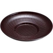 ABS4寸木目茶托 溜 82154670 RFI0201