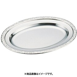 18-8唐草小判皿 12インチ NKB38012