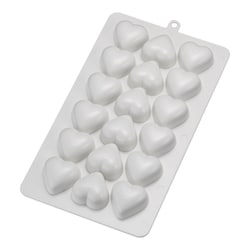 チョコレート流し型 ハート18PCS No.1307 WTY55