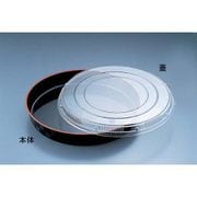 XNS0505 [プラ容器 市松 黒赤フチ 30(10枚入)]