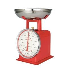 アメリカンキッチンスケール100-061 1Kg レッド BSK8502