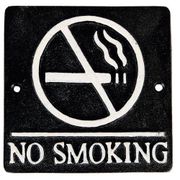 スクエアサイン NO SMOKING BL S355-117ABK ZSIA601