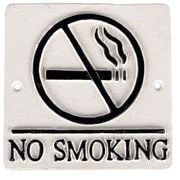 スクエアサイン NO SMOKING IV S355-117CIV ZSIA602