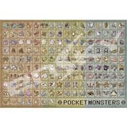 1000T-31 ポケットモンスター ポケモン図鑑 No.001-No.151 [ジグソーパズル 1000ピース（完成サイズ：51×73.5cm）]