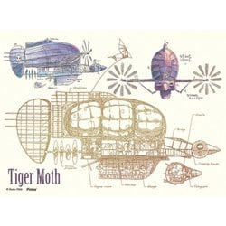 MA-06 天空の城ラピュタ タイガーモス [ジグソーパズル まめパズル 150ピース（完成サイズ：7.6×10.2cm）]