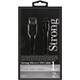 ストロングMicroUSB-B 充電通信ケーブル 1m 黒 OSM-UDSTSP100K