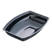 長角型リブタイプサラダボール RSB1014CW(ブラック) LSL09149A