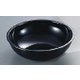 丸型リブタイプサラダボール RSB18CW (ブラック) LSL11189A