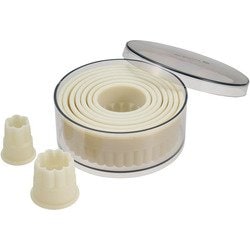 樹脂製パテ抜 丸型ギザ 9PCSセット 4307.00 WPT4301