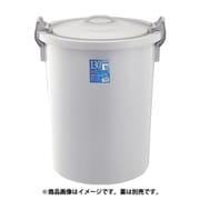 ベルク 丸型ペール グレー 130G 本体 KPC6709