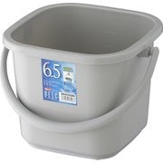 ベルク 角バケツ グレー 6.5KB 本体 KBK5001