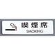 PKV7401 [シールサイン(5枚入)ES721-6 喫煙席 SMOKING]