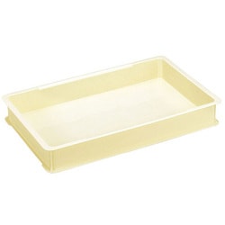 フードコンテナー 小 保存容器 餅用 10.6L 本体積み重ね可能 アイボリー 幅54×奥行33.5×高さ7.5cm 日本製 AKV23003