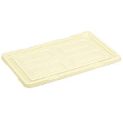フードコンテナー 小 保存容器 餅用 10.6L用 蓋 アイボリー 幅55×奥行34×高さ2cm 日本製 AKV25003