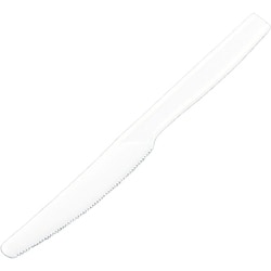 使い捨てナイフ 特大(500本入) 白 袋入 XTK5201