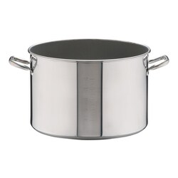 SAパワー・デンジ アルファ 半寸胴鍋 42cm(蓋無)目盛付 AHV9308