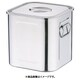 SAモリブデン深型角キッチンポット 目盛付(手付) 33cm AKK05033