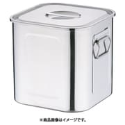 SAモリブデン深型角キッチンポット 目盛付(手付) 33cm AKK05033