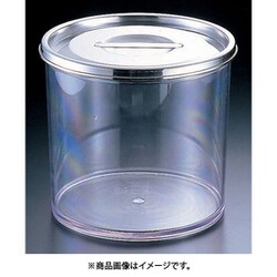 SAポリカーボネイト保存ポット(目盛無) 14cm AHZ1514