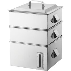 SA電磁専用業務用角蒸器 2段 33cm AMSA0033